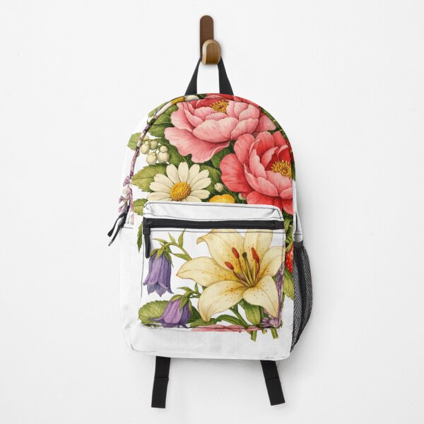 Item preview, Classic Botanical Harmony – Vintage Floral Composition designed and sold by Joyfulfabric.