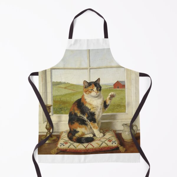 Artikelvorschau, Schildpattkatze – Volkskunst – Primitives Porträt entworfen und verkauft von PictorialWhimsy.