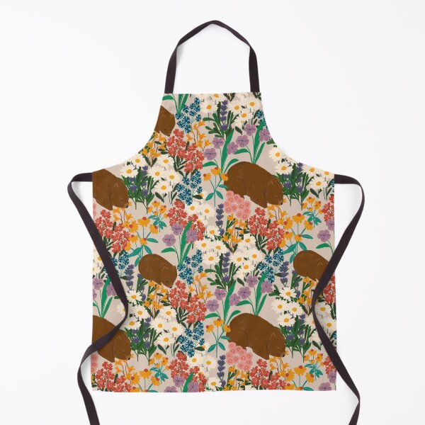Item preview, Wombats in a Wildflower Wonderland by Suki McMaster designed and sold by Suki McMaster.