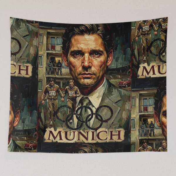 Item preview, The World is Watching: Munich Oil Art designed and sold by Art's Diner.