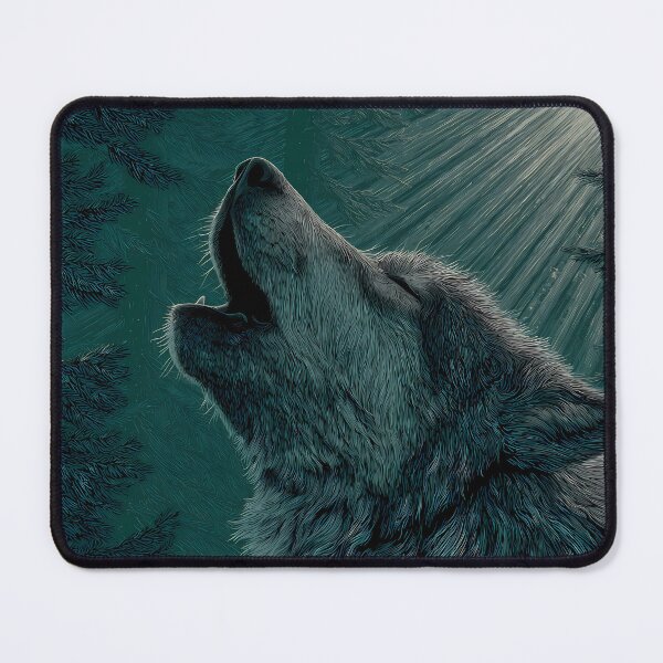 Item preview, Life Majestic Wolves Under Moonlight Spirit Wild Nature designed and sold by ART ATTACK ZONE.