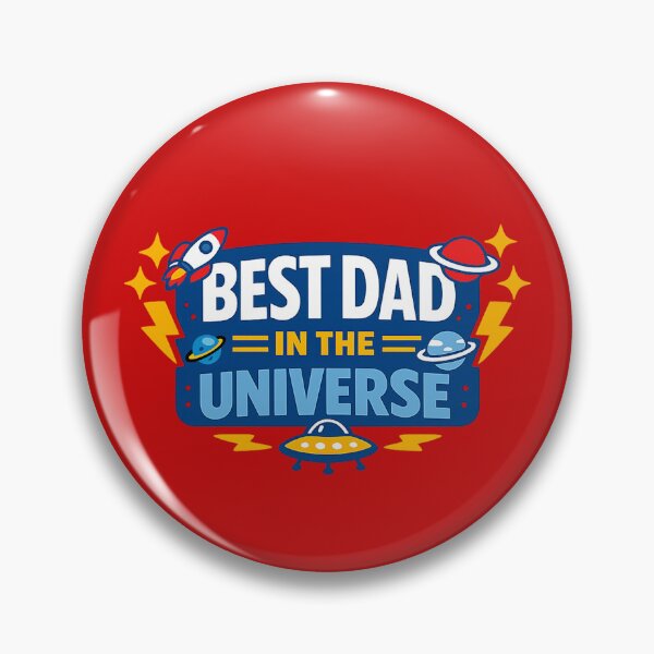 Item preview, Best Dad in the Universe – Minimalist Space‑Themed Father’s Day Design designed and sold by DesignHouse07.