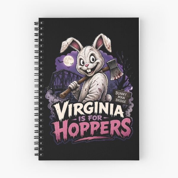 Item preview, Virginia Is for Hoppers | Bunny Man Bridge Horror Design designed and sold by Sonic Nova Studios.