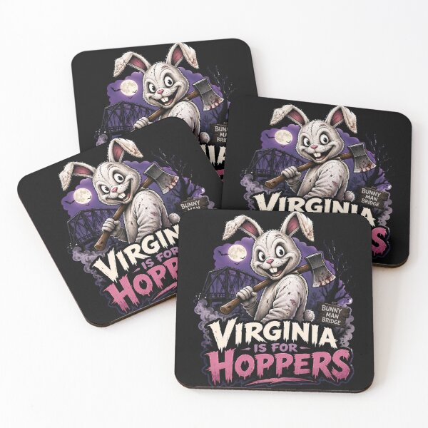 Item preview, Virginia Is for Hoppers | Bunny Man Bridge Horror Design designed and sold by Sonic Nova Studios.