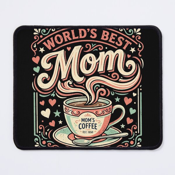 Item preview, World's Best Mom Vintage Coffe designed and sold by Common-Standard.