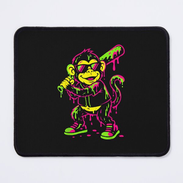 Item preview, Neon Drip Monkey Batter Cool Animal Street Art designed and sold by trucnhieuchan.