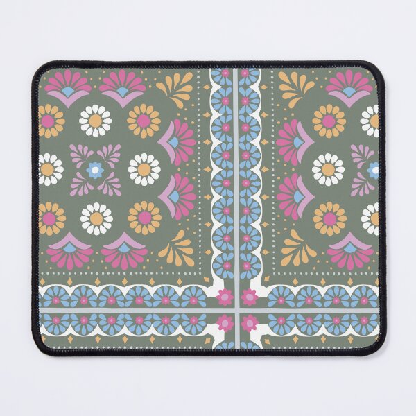 Item preview, Handerkchief Floral - Aegean Summer - multicoloured designed and sold by Stephanie Fiona Design.