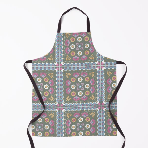 Item preview, Handerkchief Floral - Aegean Summer - multicoloured designed and sold by Stephanie Fiona Design.