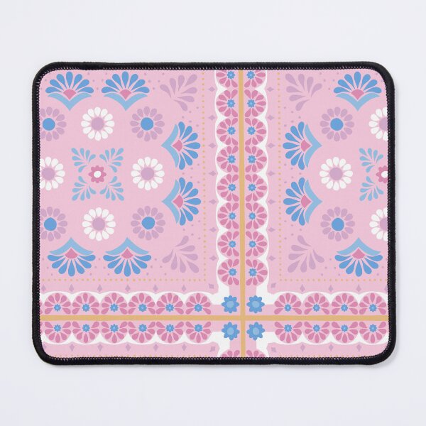 Item preview, Handerkchief Floral - Aegean Summer - light pink designed and sold by Stephanie Fiona Design.