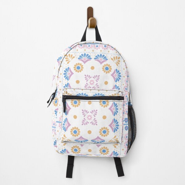 Item preview, Handerkchief Floral - Aegean Summer -white background  designed and sold by Stephanie Fiona Design.