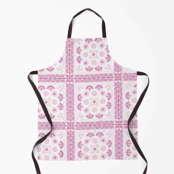 Item preview, Handerkchief Floral - Aegean Summer - pink white designed and sold by Stephanie Fiona Design.