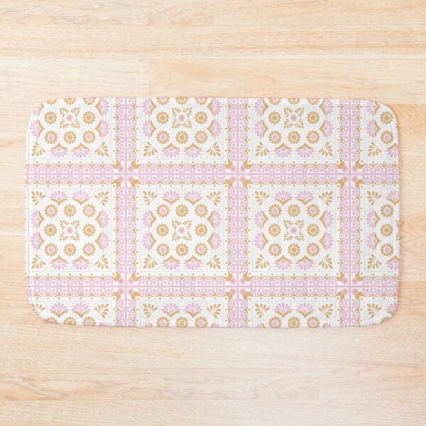 Item preview, Handerkchief Floral - Aegean Summer - pink yellow white designed and sold by Stephanie Fiona Design.