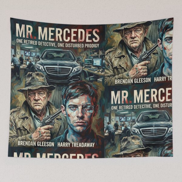 Item preview, The Detective & The Prodigy: Mr. Mercedes Oil Art designed and sold by Art's Diner.