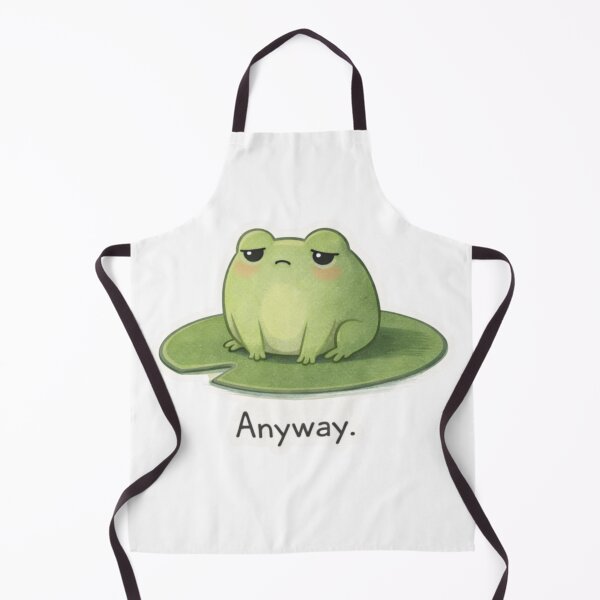 Item preview, Frog Sticker – “Anyway” . Art by Moodzu designed and sold by Moodzu.