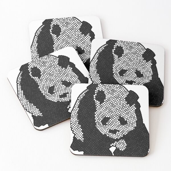 Item preview, Monochrome Panda Dots designed and sold by savoyjnowiks.