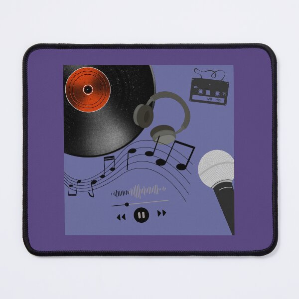 Item preview, Music Purple Background Stickers Prints Posters Wall Art Magnet Home Coffee Cup Decoration TShirt Stationary Notebook Magnet Hat Kitchen Work School Office Redbubble Shop designed and sold by Saritas Boutique Shop.