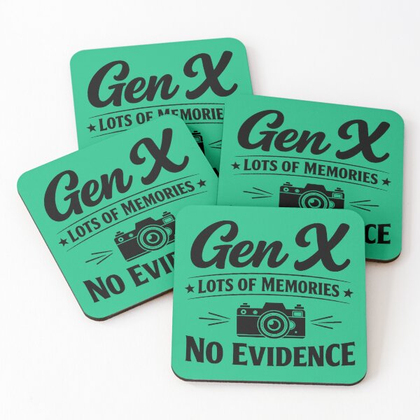 Item preview, Gen X Lots Of Memories No Evidence Funny Retro Generation X Quote designed and sold by DesignHouse07.