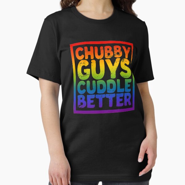 Item preview, Chubby Guys Cuddle Better - LGBT Gay Bear Pride designed and sold by Sleazoid.