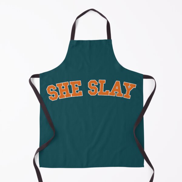 Item preview, She Slay Modern Orange Typography Female Power designed and sold by NosandEdgy.