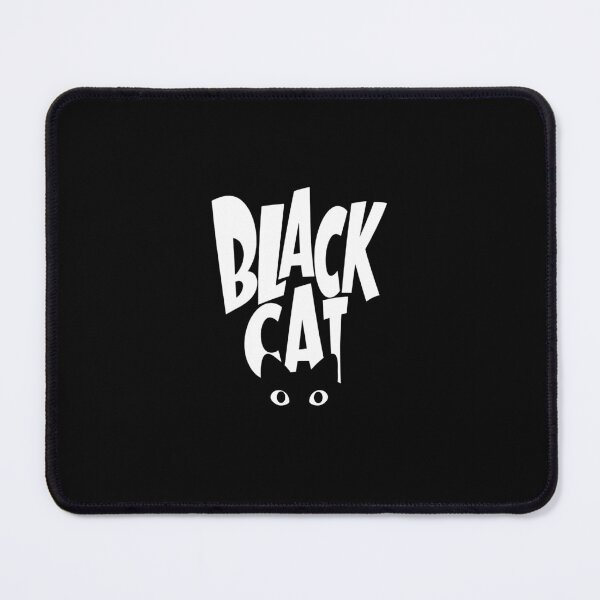 Item preview, Black Cat Minimal Typography Graphic designed and sold by ArtsB.