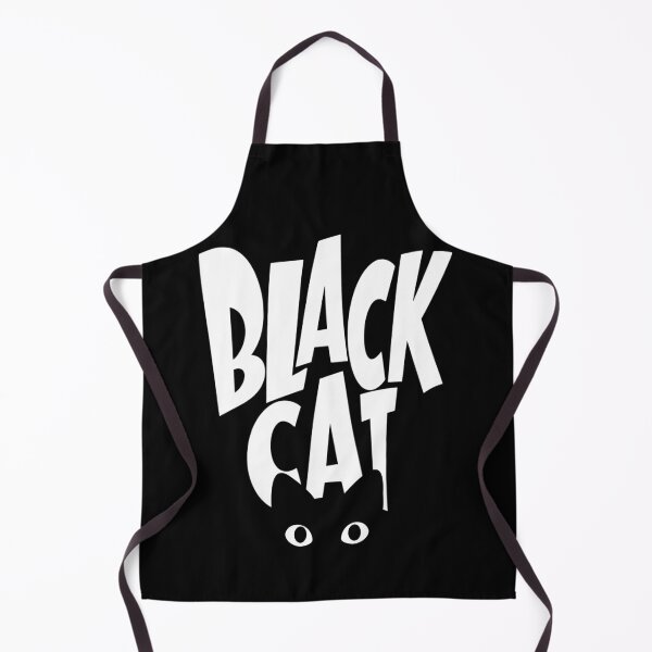 Item preview, Black Cat Minimal Typography Graphic designed and sold by ArtsB.
