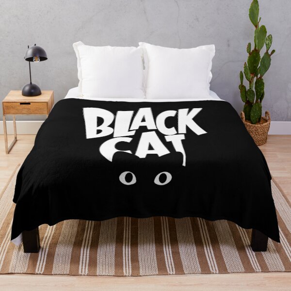 Item preview, Black Cat Minimal Typography Graphic designed and sold by ArtsB.