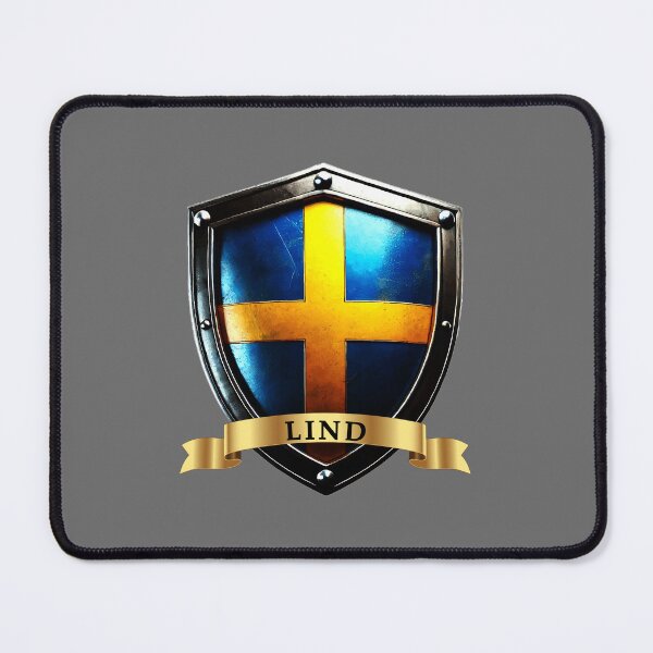 Item preview, Lind Sweden Heraldic Name Shield designed and sold by Highlandkings.
