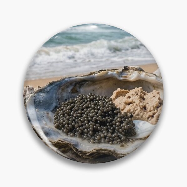 Aperçu de l'œuvre Foie au caviar en bord de mer créée et vendue par Uniqueartai.
