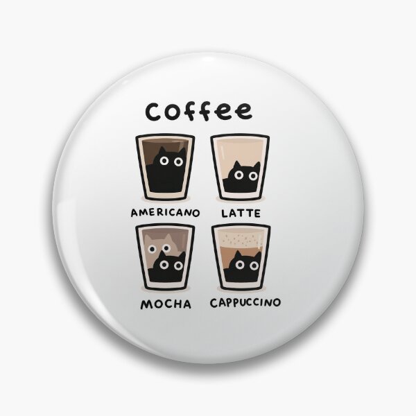 Item preview, Cute Coffee Cat Cups Illustration Set designed and sold by ArtsB.