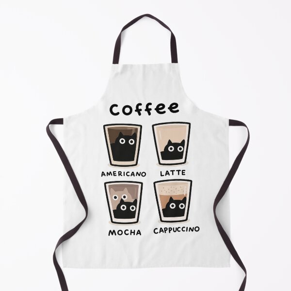 Item preview, Cute Coffee Cat Cups Illustration Set designed and sold by ArtsB.