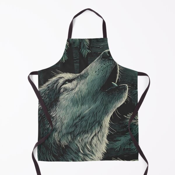 Item preview, Night Majestic Wolves Under Moonlight Spirit Wild Nature designed and sold by ART ATTACK ZONE.