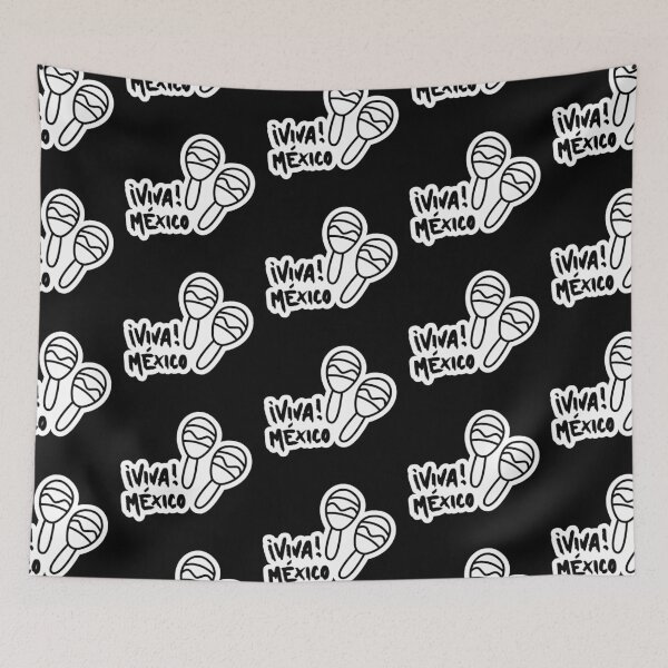 Item preview, Cute Iviva! Mexico Doodle Maracas Black and White  designed and sold by TackyTime.