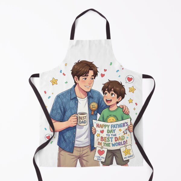 Item preview, Best Dad in the World: Anime Father and Son Father’s Day Celebration designed and sold by VibranPalette.