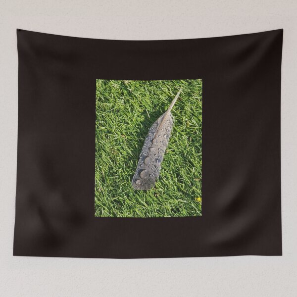 Item preview, Feather captured rain drops designed and sold by ChrissyBH101.