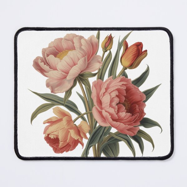 Item preview, Vintage Botanical Elegance – Classic Floral Harmony designed and sold by Joyfulfabric.