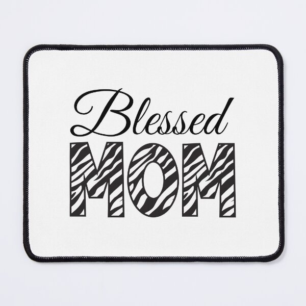 Item preview, Blessed Mom with Zebra Print designed and sold by jeweleddesigns.