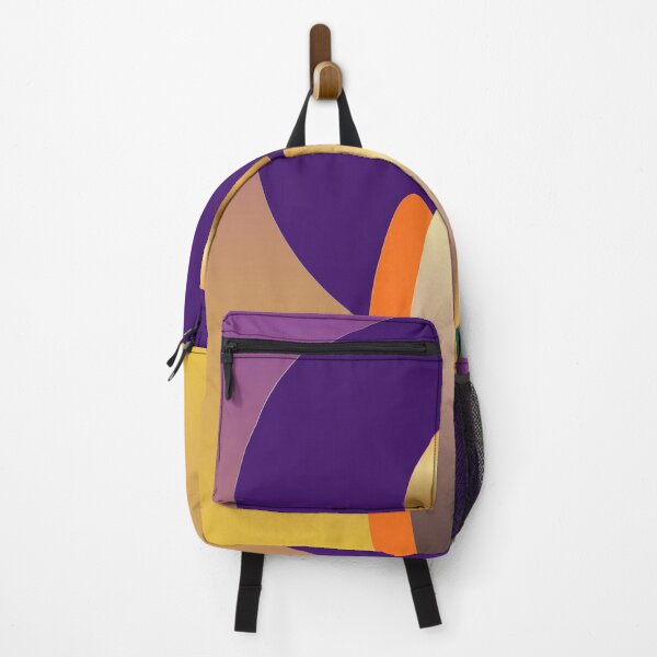 Item preview, Amethyst Totem — Purple Gold and Orange Geometric Abstract designed and sold by Dee Tirang.