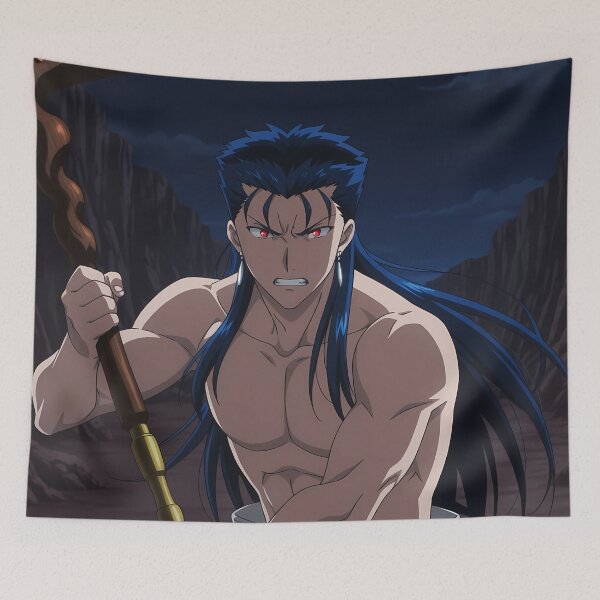 Item preview, Lancer Fate Stay Night Fierce Spear Battle Stance designed and sold by Spraykart.