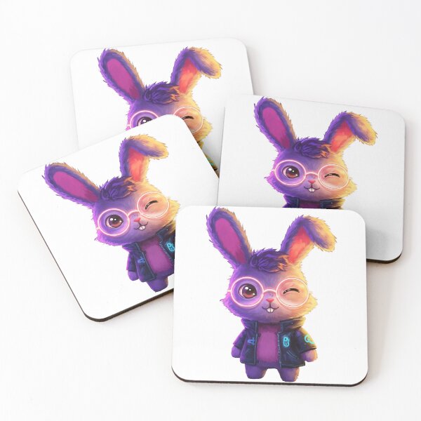 Item preview, Frankenpetz Bunnyz Unit #18: The Neon Influencer designed and sold by Frankenpetz.