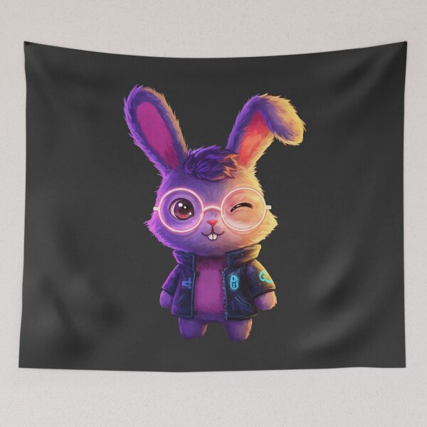 Item preview, Frankenpetz Bunnyz Unit #18: The Neon Influencer designed and sold by Frankenpetz.