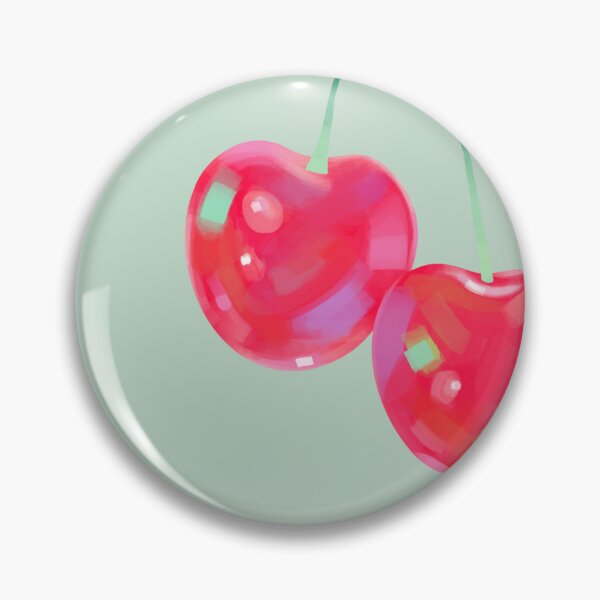 Item preview, Cherry Background Light Green Stickers Prints Posters Wall Art Magnet Home Coffee Cup Decoration TShirt Stationary Notebook Magnet Hat Kitchen Work School Office Redbubble Shop designed and sold by Saritas Boutique Shop.