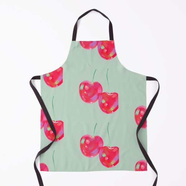 Item preview, Cherry Background Light Green Stickers Prints Posters Wall Art Magnet Home Coffee Cup Decoration TShirt Stationary Notebook Magnet Hat Kitchen Work School Office Redbubble Shop designed and sold by Saritas Boutique Shop.