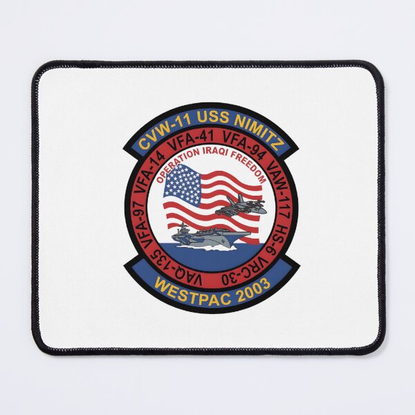 Item preview, USS Nimitz CVW-11 Westpac 2003 Operation Iraqi Freedom Patch designed and sold by CharlieDesings.