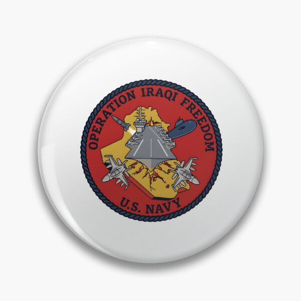 Item preview, U.S. Navy Operation Iraqi Freedom Military Patch designed and sold by CharlieDesings.