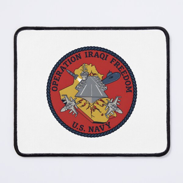 Item preview, U.S. Navy Operation Iraqi Freedom Military Patch designed and sold by CharlieDesings.
