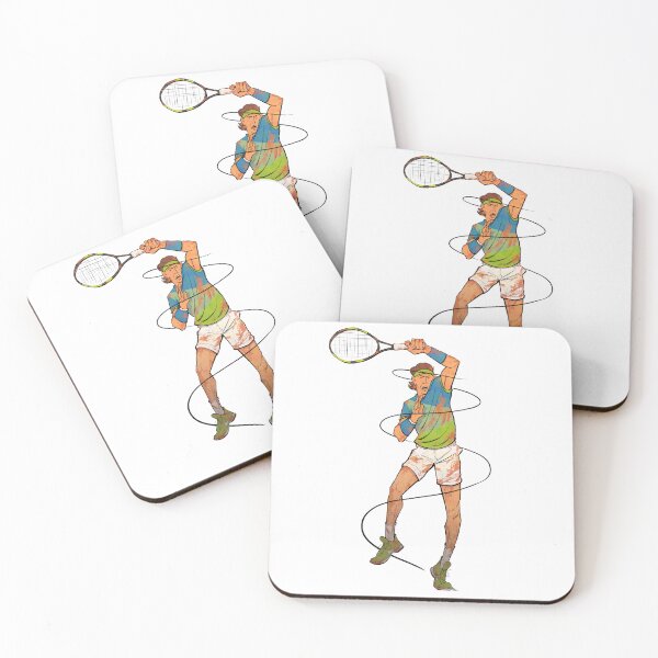 Item preview, Rafael Nadal – Tennis Champion Cartoon Illustration designed and sold by The A-Press.