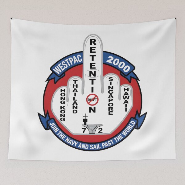 Item preview, USS Abraham Lincoln CVN 72 Westpac 2000 Retention Patch designed and sold by CharlieDesings.