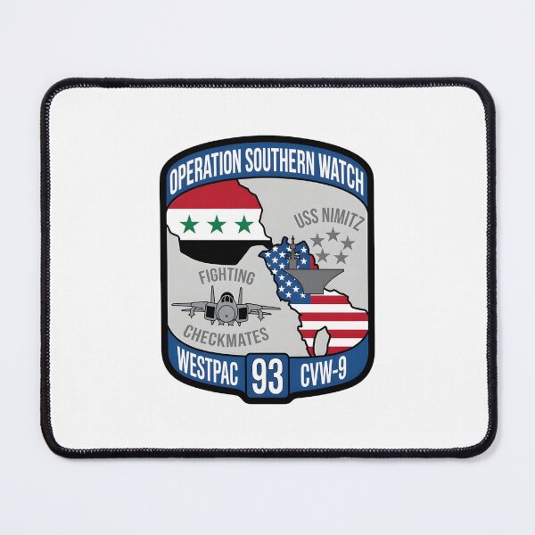 Item preview, USS Nimitz CVW-9 Operation Southern Watch Westpac 93 Patch designed and sold by CharlieDesings.