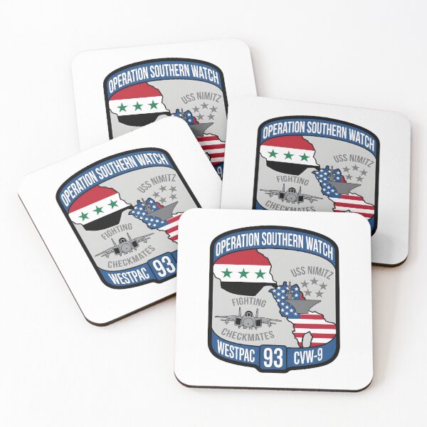 Item preview, USS Nimitz CVW-9 Operation Southern Watch Westpac 93 Patch designed and sold by CharlieDesings.