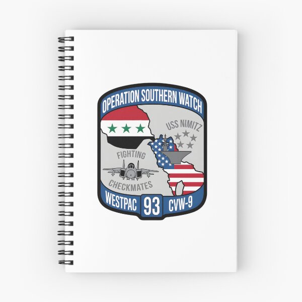 Item preview, USS Nimitz CVW-9 Operation Southern Watch Westpac 93 Patch designed and sold by CharlieDesings.